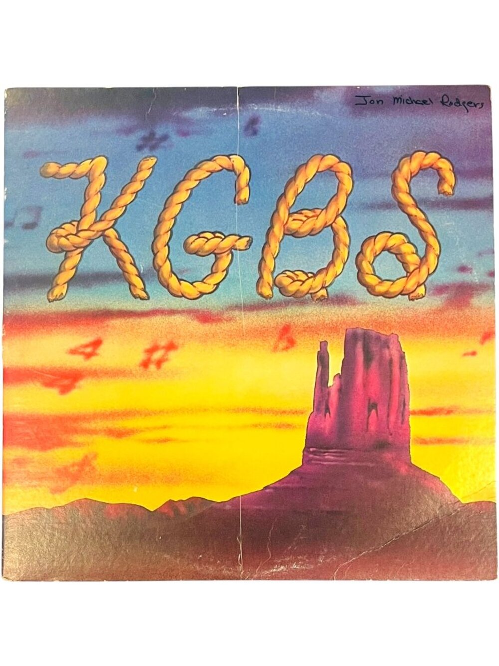 KGBS 97 FM Double LP Records - 1976 Festival Records - Country Gold